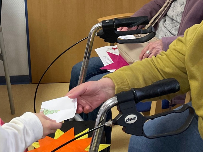 Vorweihnachtlicher Besuch im Altenheim